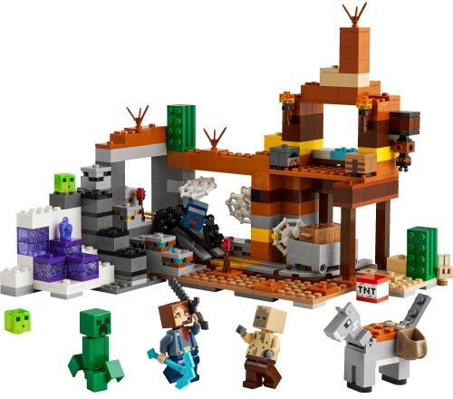 LEGO Minecraft The Badlands Mineshaft За 8+ Години 538 Бройки