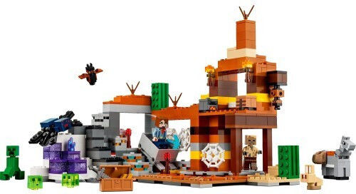 LEGO Minecraft The Badlands Mineshaft За 8+ Години 538 Бройки