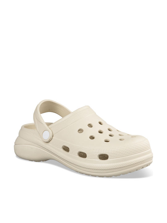 Envie Shoes Γυναικεία Σαμπό Μπεζ