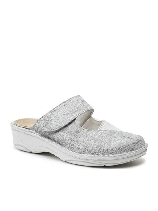 Anatomical Women's Slippers Silver