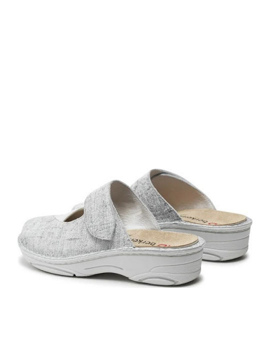 Anatomical Women's Slippers Silver