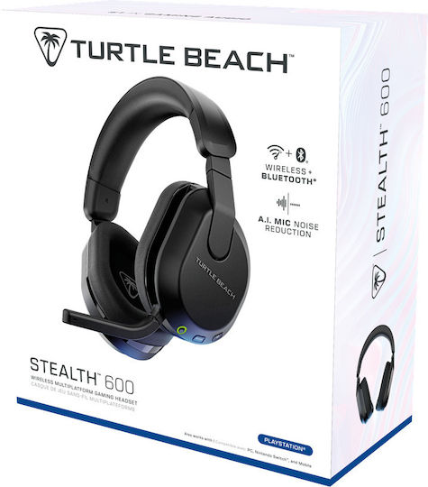 Turtle Beach Stealth 600 (Gen 3) Wireless Over Ear Gaming Headset with Bluetooth Connectivity for PC