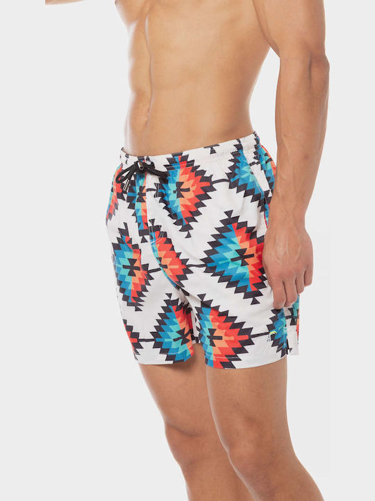 Costume De Baie Bărbați Pantaloni Scurți Multicolori Cu Modele