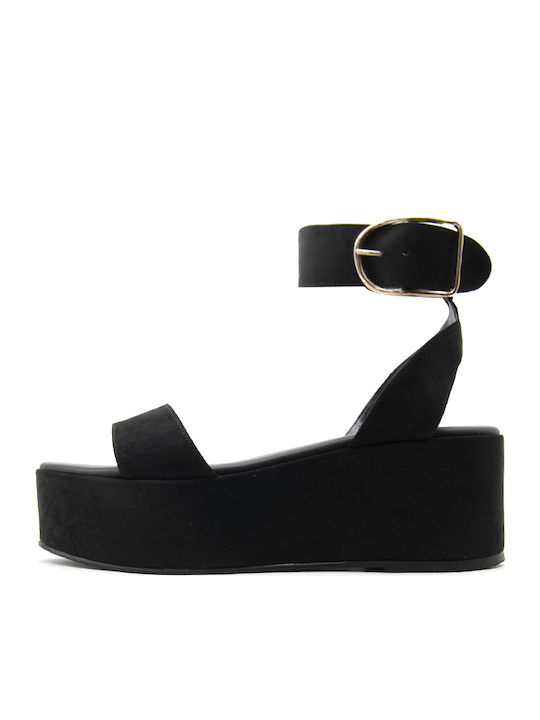 I Athens Σανδάλια Black