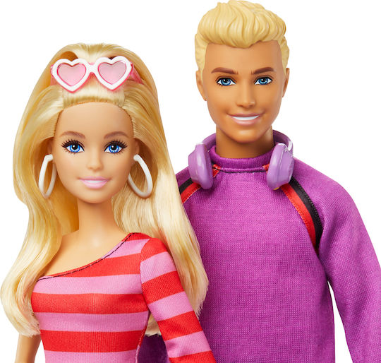 Barbie Fashionistas Кукла Фешънисти Барби и Кен Скейтъри за 3+ години+ години 29см.