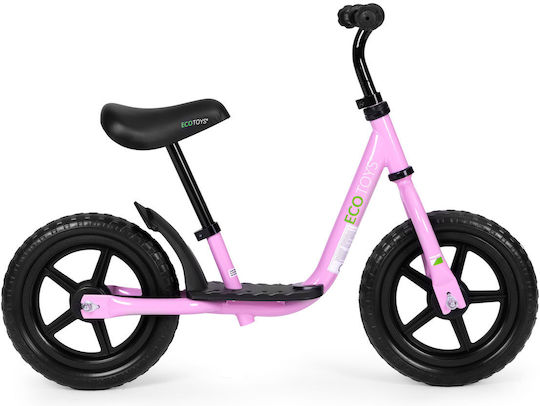 Ecotoys Bicicletă de Echilibru pentru Copii Roz