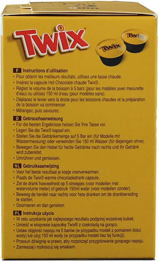 Nescafe Capsule Ciocolată Dolce Gusto Twix Caramel Compatibile cu Aparat Dolce Gusto 8 bucăți