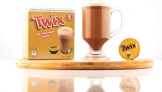 Nescafe Capsule Ciocolată Dolce Gusto Twix Caramel Compatibile cu Aparat Dolce Gusto 8 bucăți