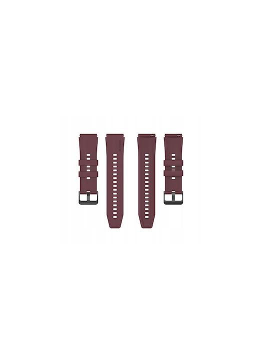 Spacecase Easy Band Universal Λουράκι Σιλικόνης Smartwatches 20mm Dark Red 5905123404580