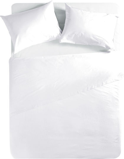 Nef-Nef Homeware Basic Διπλό 140x200+30εκ. με Λάστιχο White