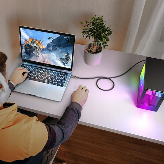 Mcdodo USB 2.0 Cable USB-C male - USB-C 240W PD Μαύρο 1m CA-2990