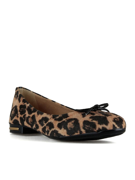 Damen Ballerinas in Braun Farbe
