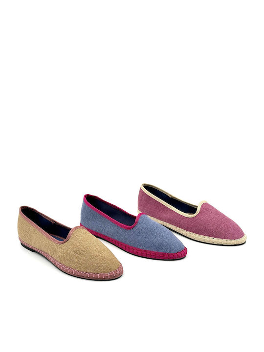 Damen Ballerinas in Lila Farbe