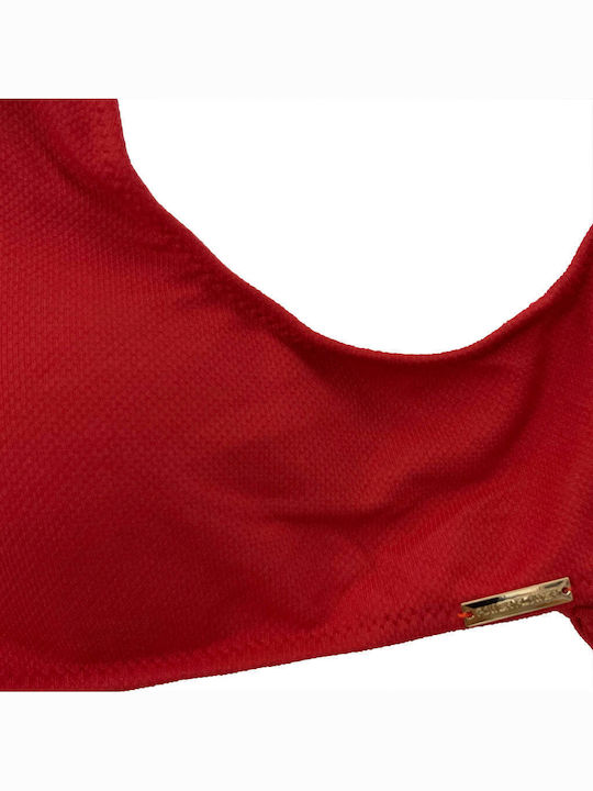 Bikini Set with Removable Padding Red