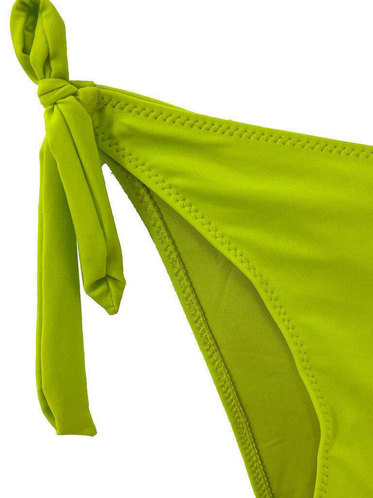 Ustyle Bikini Set Bra & Slip Bottom with Adjustable Straps GREEN