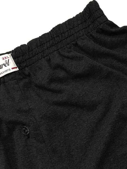 Onurel Men's Boxers 3Pack Black