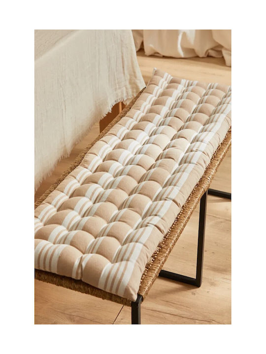 Calma House Μαξιλάρι για Παγκάκι Κήπου Beige 40x120εκ. (Διάφορα Χρώματα)
