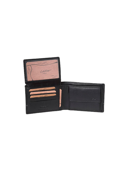 Lavor Men's Leather Wallet with RFID Black