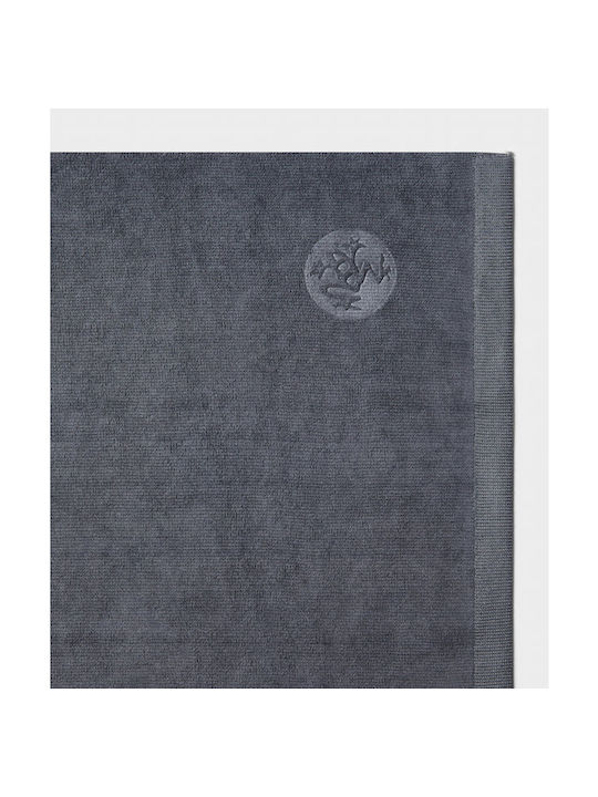 Manduka Microfiber Gray Gym Towel 41x67cm