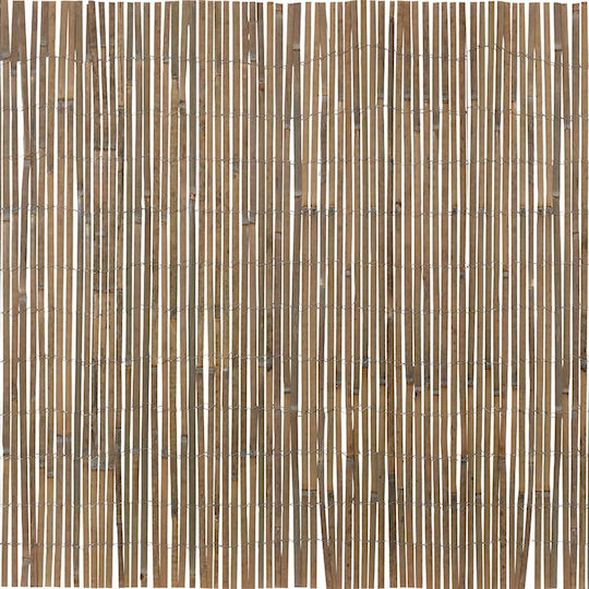 Ecoshadow Gard de Bambus Bambus cu Jumătate de Lemn 1x3m