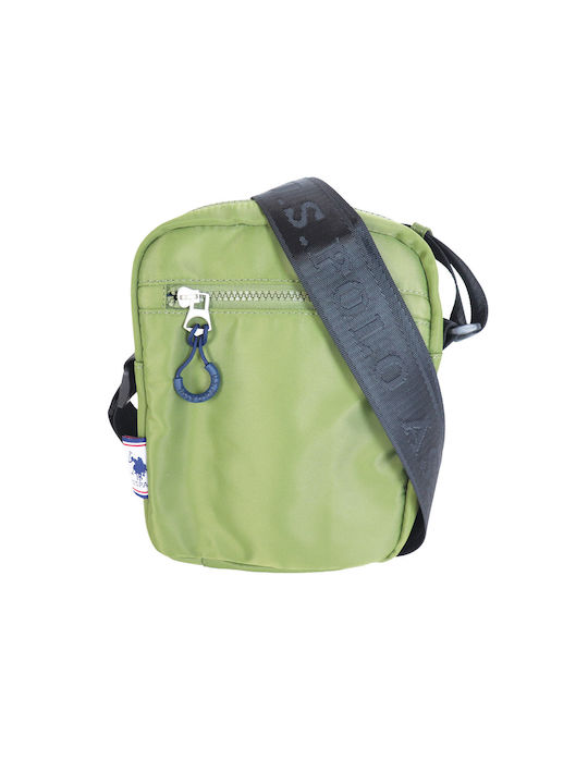 U.S. Polo Assn. Ανδρική Τσάντα Ώμου / Χιαστί Πράσινη