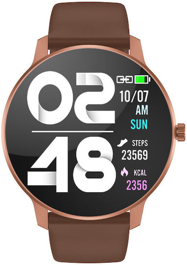 Bemi ARI Smartwatch with Heart Rate Monitor (Copper)