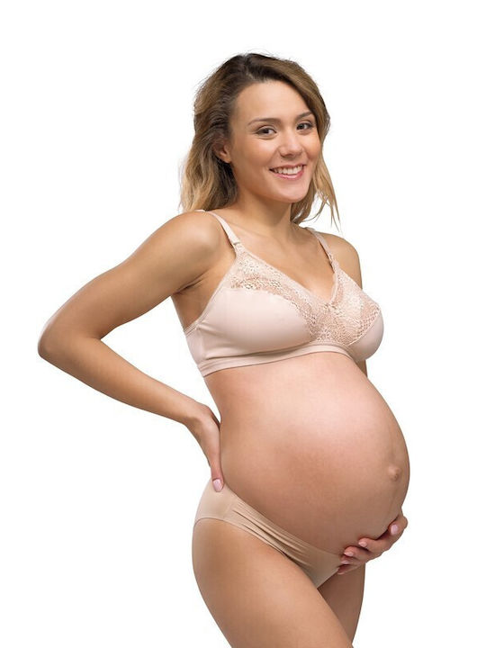 Carriwell Maternity & Nursing Bra with Clips Rose Beige