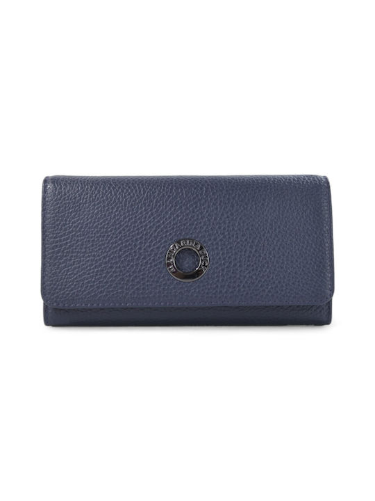 Mandarina Duck Large Leather Women's Wallet Blue