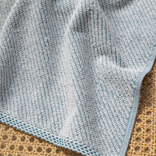 Palamaiki Bath Towel Set 3pcs Harvey Blue Weight 450gr/m²