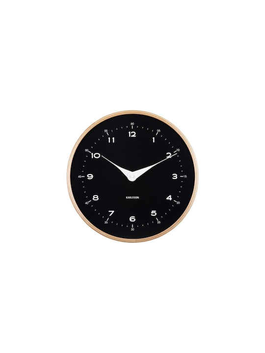 Karlsson Wall Clock Wooden Beige Ø30cm