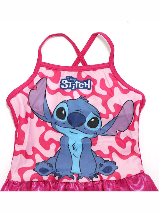 Disney Lilo & Stitch Παιδικό Μαγιό Ολόσωμο Φουξια