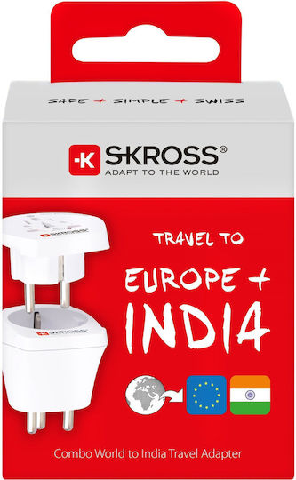 Skross Αντάπτορας Πρίζας από Universal σε Universal