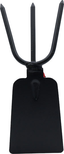 Uncle George Cultivator with Three Prongs Hand with Pole 28cm and Plastic Handle