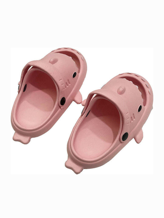 Shark Kids Beach Shoes Pink