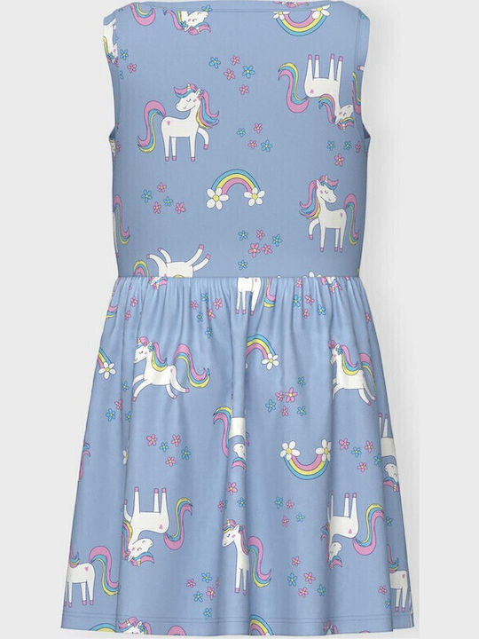 Children's Dress Sleeveless Light Blue