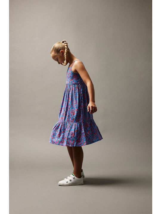 Kinderkleid Ärmellos Blue