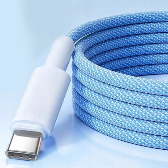 USB 2.0 Cable USB-C male - USB-C 60W Λευκό 1m CO2-0129