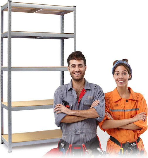 Humberg Ραφιέρα Dexion 90x30x180εκ. με 5 Ράφια Συνολικής Αντοχής 875kg