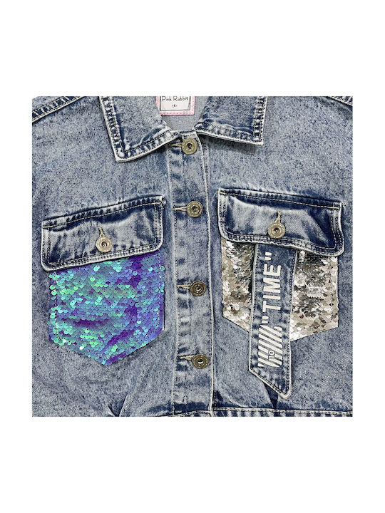 Ustyle Kids Denim Jacket Blue