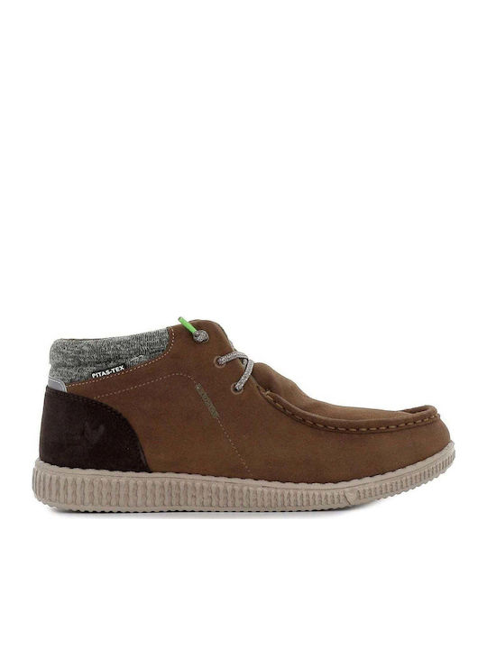 Wp150 Men's Leather Moccasins Brown