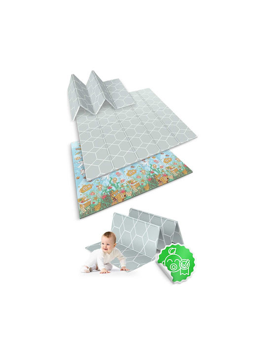 Nukido Spielmatte Hellblau 200x180cm Dicke 10mm