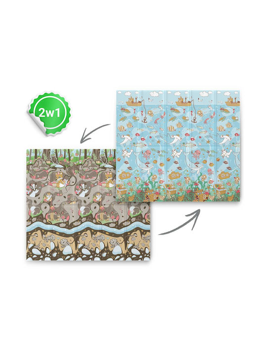 Nukido Activity Mat Albastru deschis 200x180cm Thickness 10mm