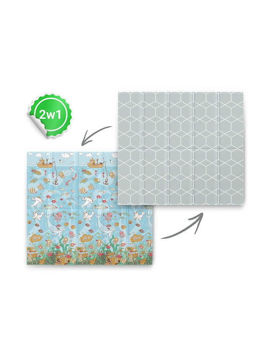 Nukido Spielmatte Hellblau 200x180cm Dicke 10mm