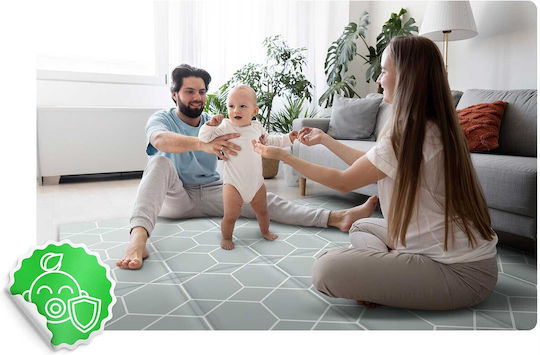 Nukido Activity Mat Albastru deschis 200x180cm Thickness 10mm