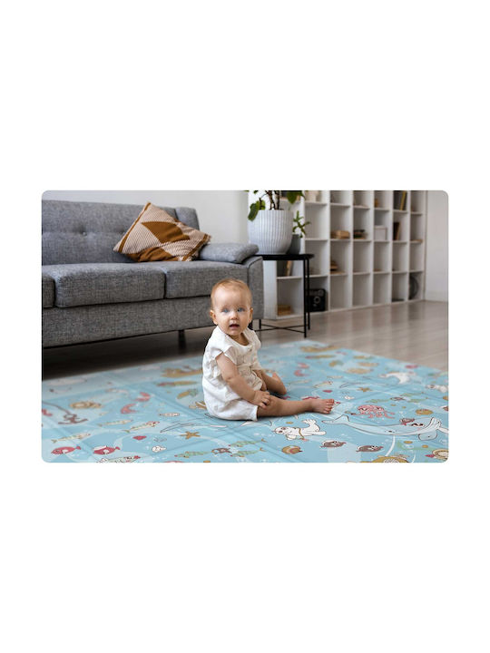 Nukido Activity Mat Albastru deschis 200x180cm Thickness 10mm