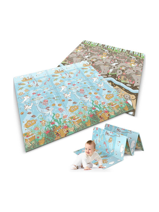 Nukido Activity Mat Albastru deschis 200x180cm Thickness 10mm