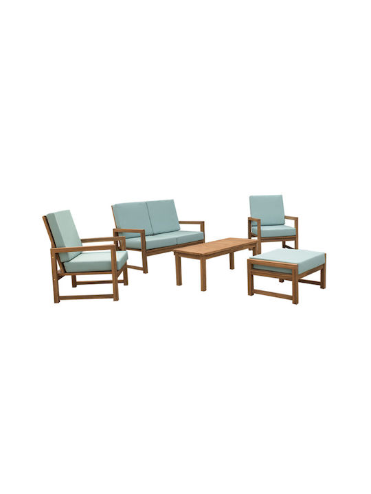 Set Cameră De Zi Pentru Exterior 5 Piese TEAK