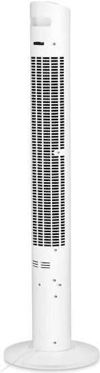 Trisa Electronics Comfort Breeze Tower Fan 28W with Remote Control White