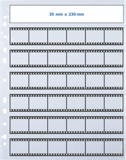 Herma Negative Packets PP Clear 25 Sheets/6-Strips Camera Accessory