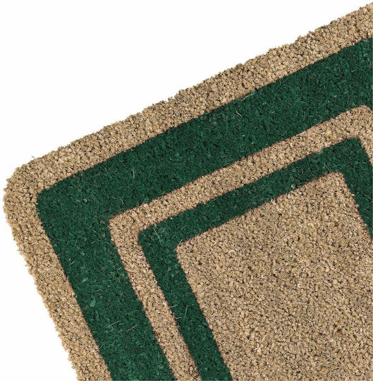 Doormat Entrance From Coconut Tree Green 60x33cm Green
